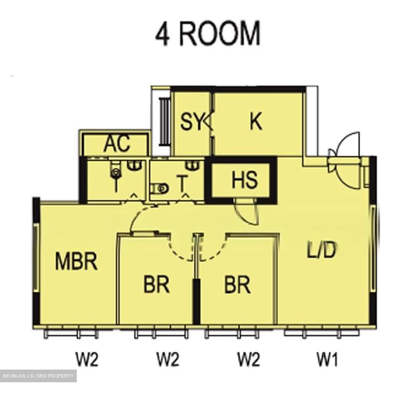 Blk 118A Alkaff Lakeview (Toa Payoh), HDB 4 Rooms #556029441